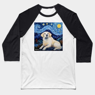 Kuvasz Painting Baseball T-Shirt